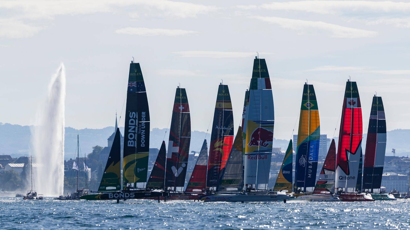 Croisière pendant le Rolex SailGP à Genève